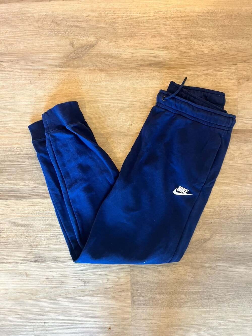 Nike, Jogger Sweatpants, Fleece Lined, Navy Blue, Activewear, Men’s Medium
